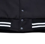 Black Varsity Letterman Jacket – Classic Sportswear by Aoxa Sports