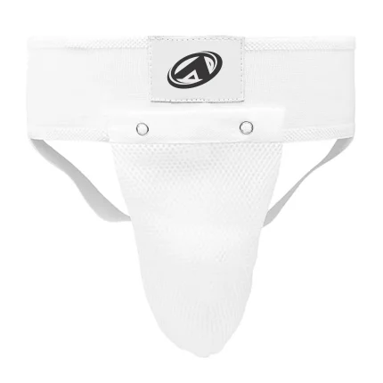 White Groin Guard – Protective Sports Cup by Aoxa Sports