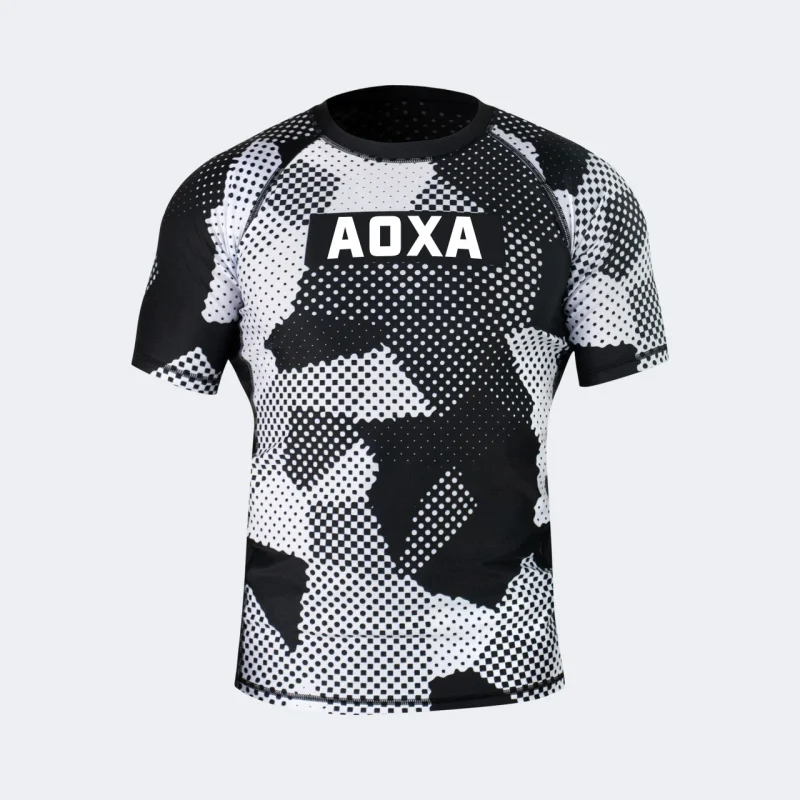 Black & White Custom Sublimated Rashguard